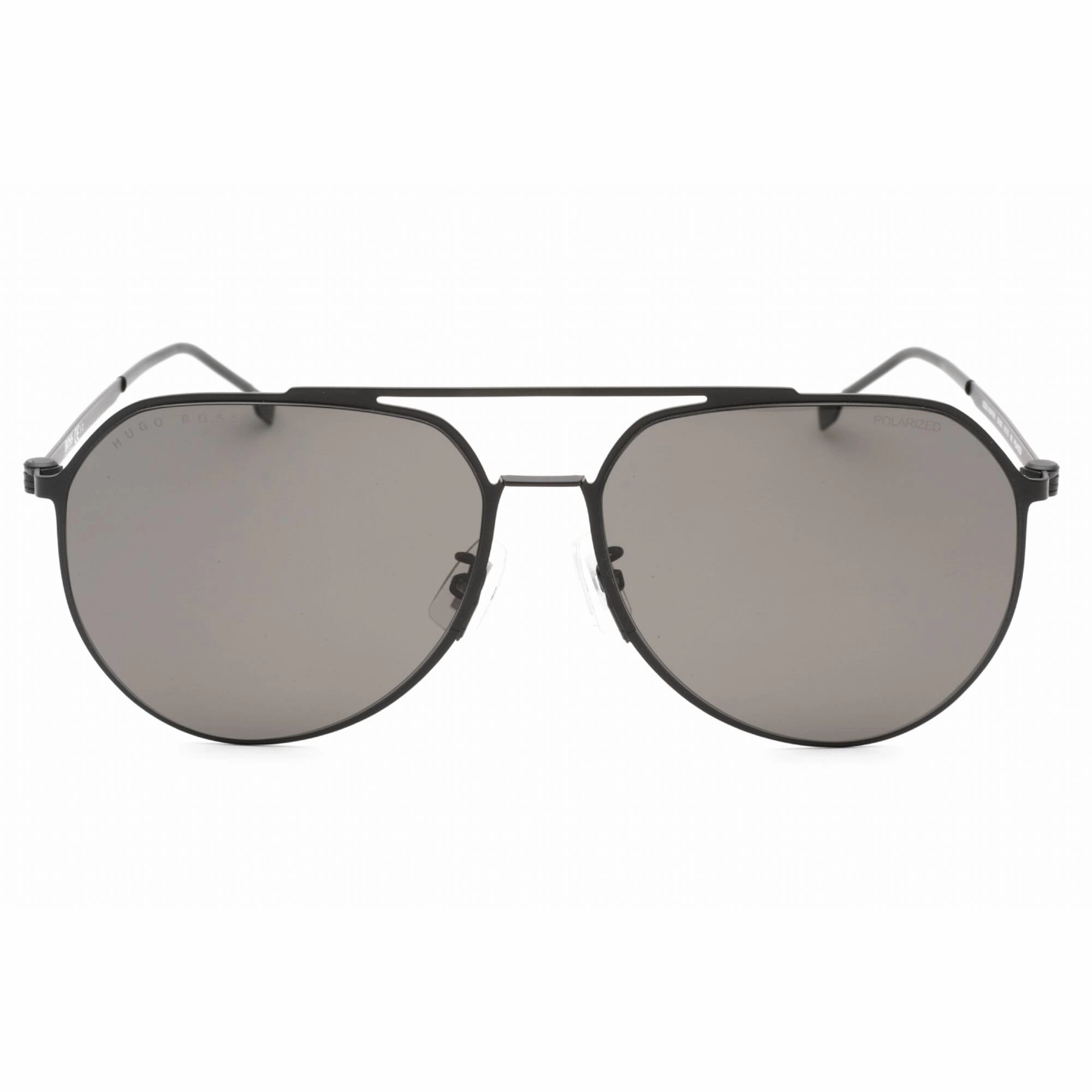 Hugo Boss Men's Sunglasses - Matte Black Blue Frame | BOSS 1404/F/SK 00VK M9