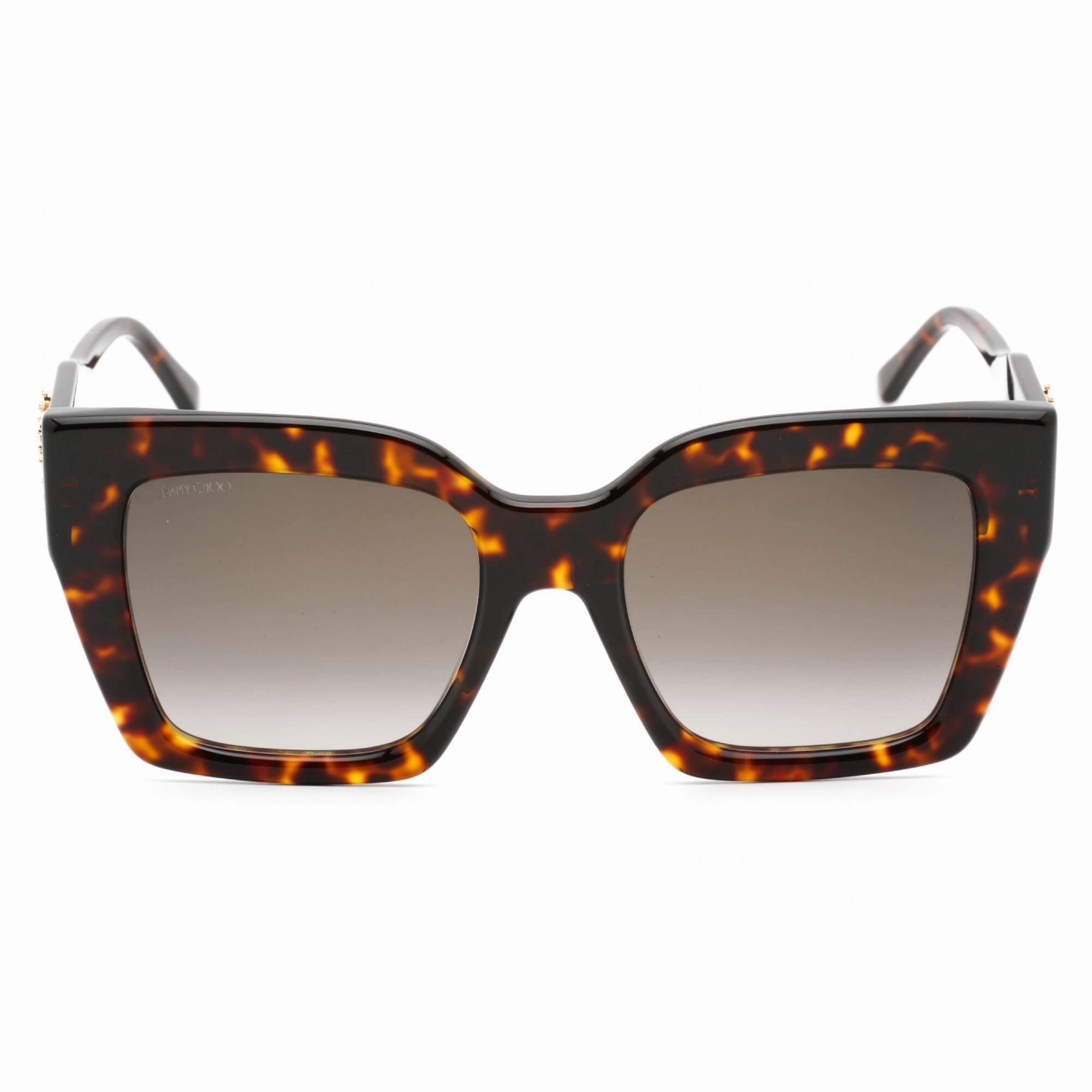 Jimmy Choo Eleni/G/S 086/HA Women's Havana Square Frame Sunglasses