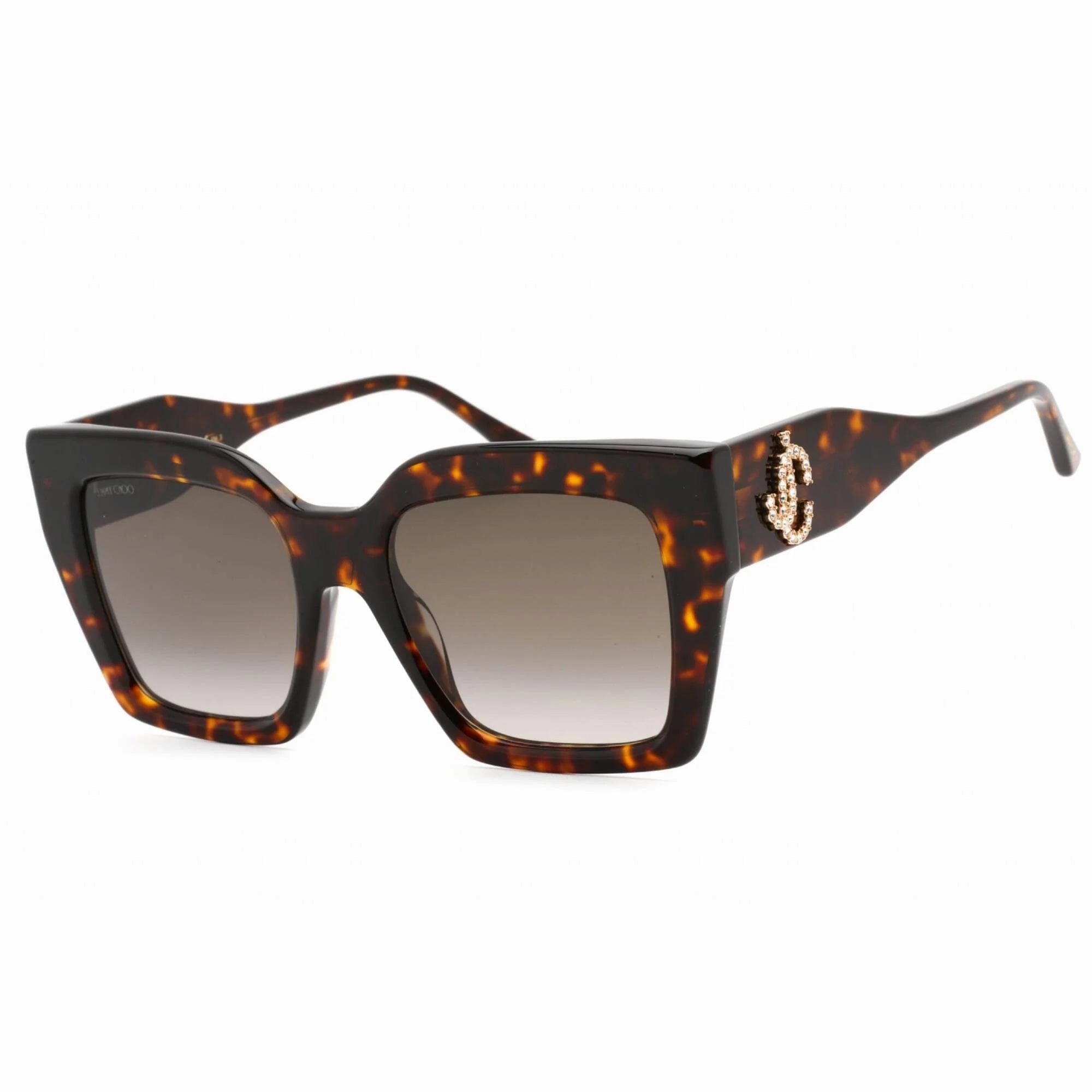 Jimmy Choo Eleni/G/S 086/HA Women's Havana Square Frame Sunglasses