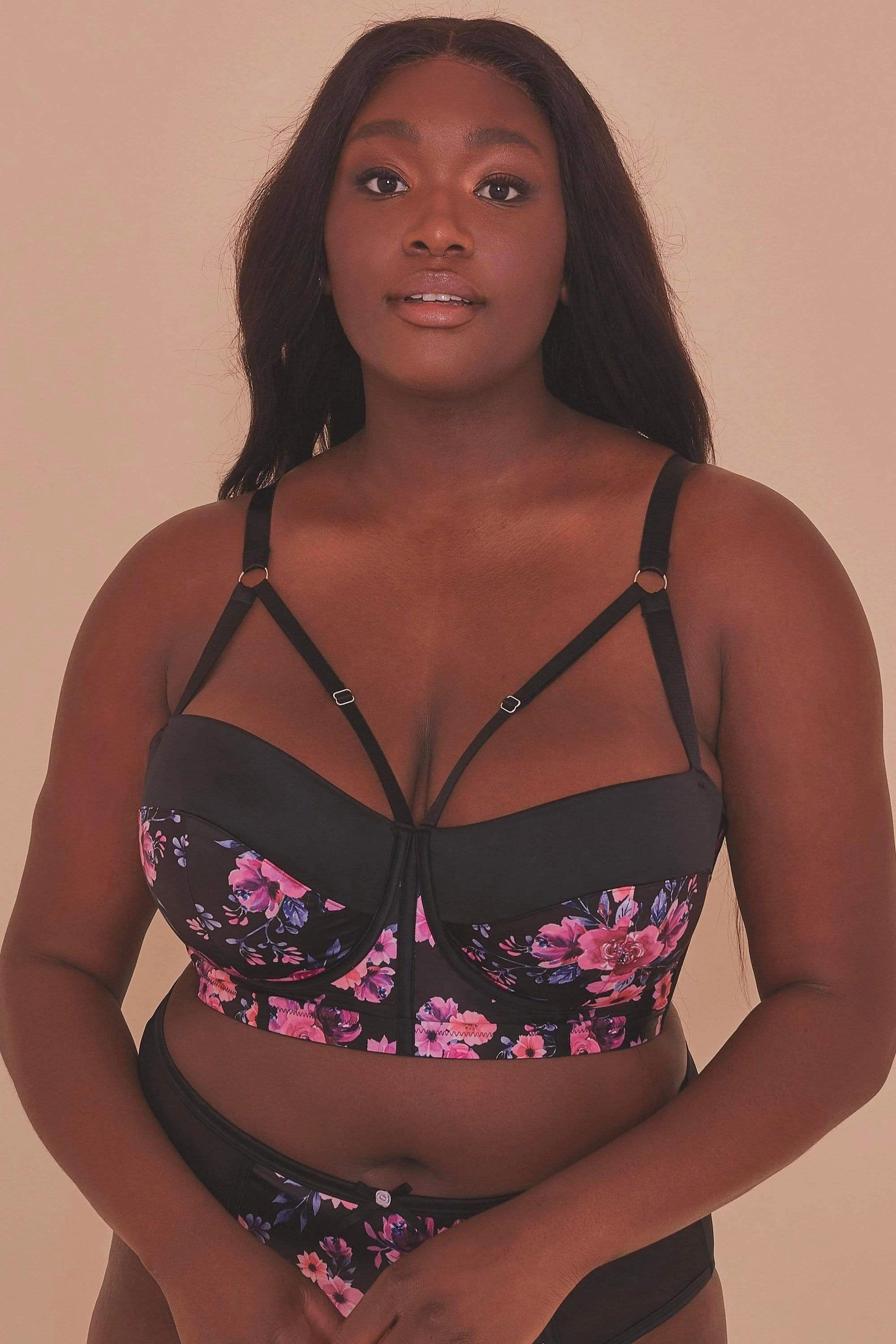 Jules Printed Longline Bra