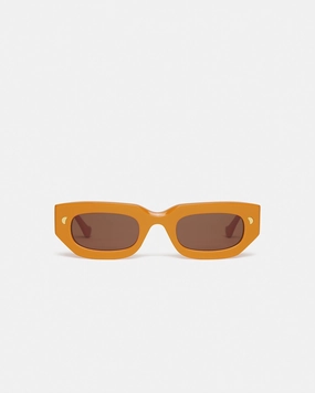 Kadee - Bio Plastic D-Frame Sunglasses - Orange