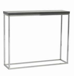 Kings Road Console Table GRAY/CHROME