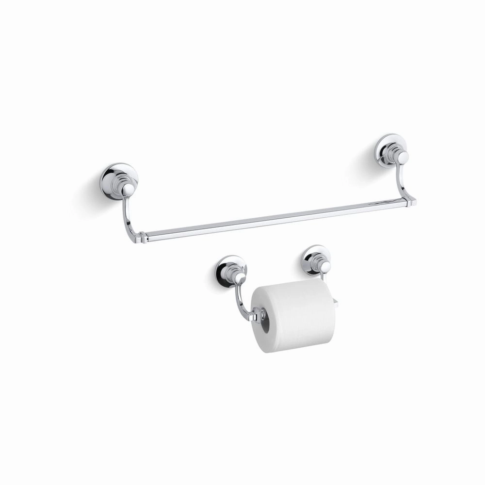 KOHLER Bancroft 18 in. Towel Bar in Polished Chrome-K-11410-CP