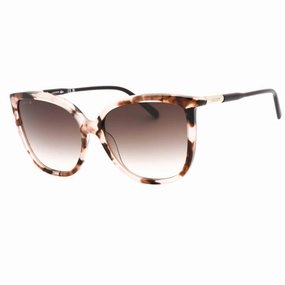 Lacoste Women's Sunglasses - Havana Rose Plastic Butterfly Full Rim Frame | L963S 610