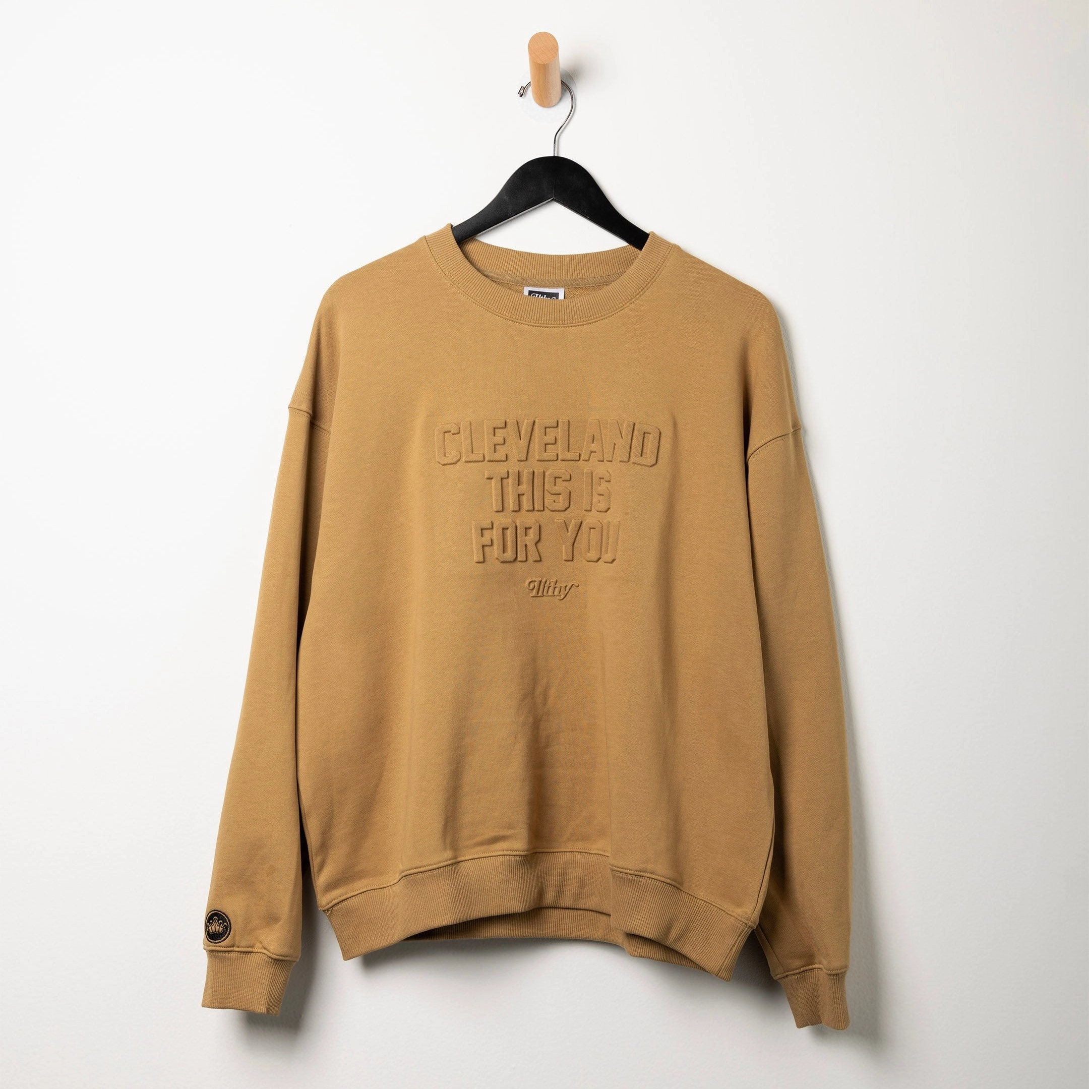 LJFF x ILTHY® Cleveland This is For You Embossed Crewneck (Tan)