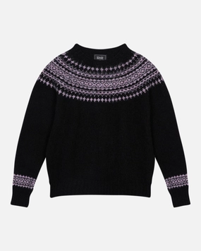 Lowie Black   Lilac Snow Jumper