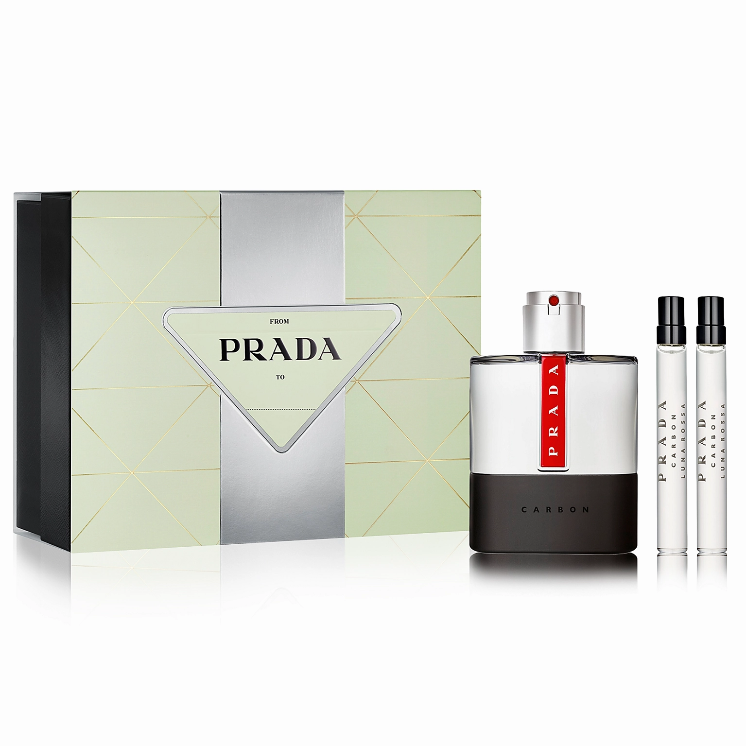Luna Rossa Carbon by Prada 100ml EDT 3 Piece Gift Set