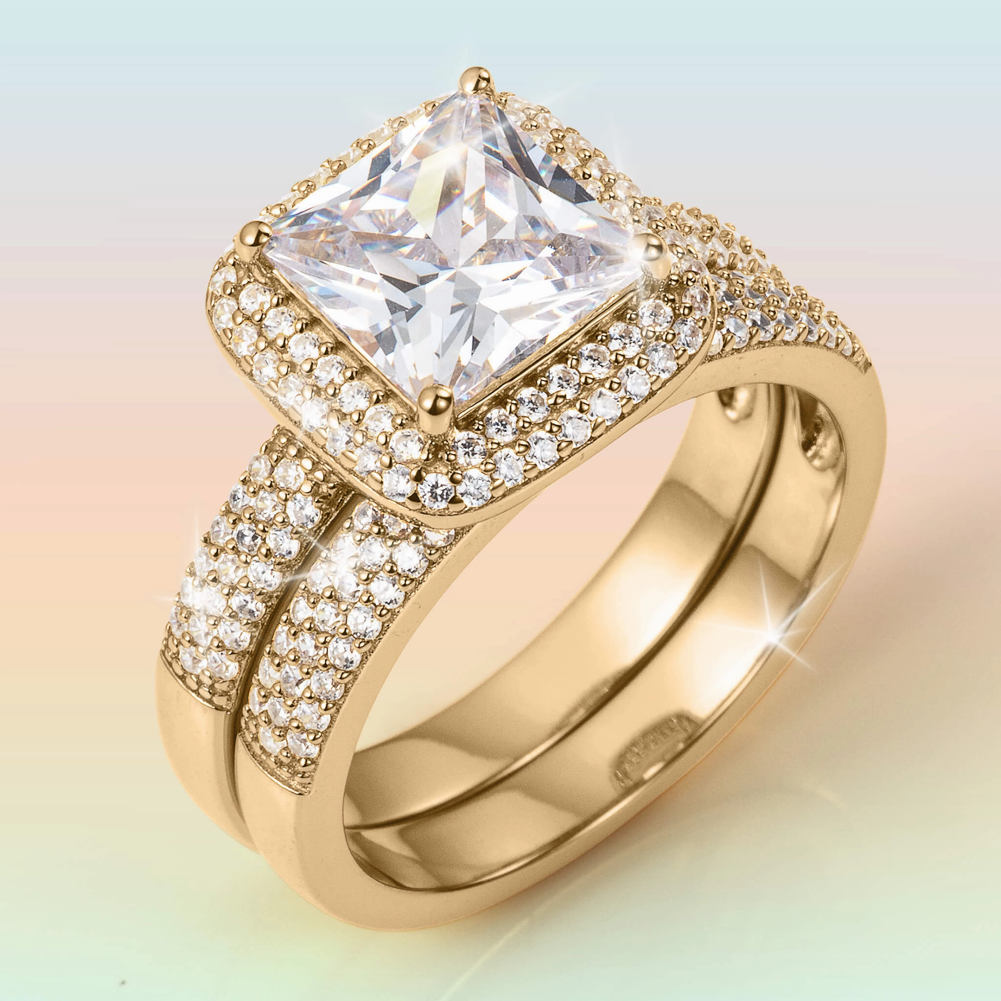 Lustrous Love Bridal Ring