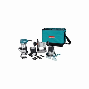 Makita RT0701CX8  -  1-1/4 hp Compact Router w/4 Base Options