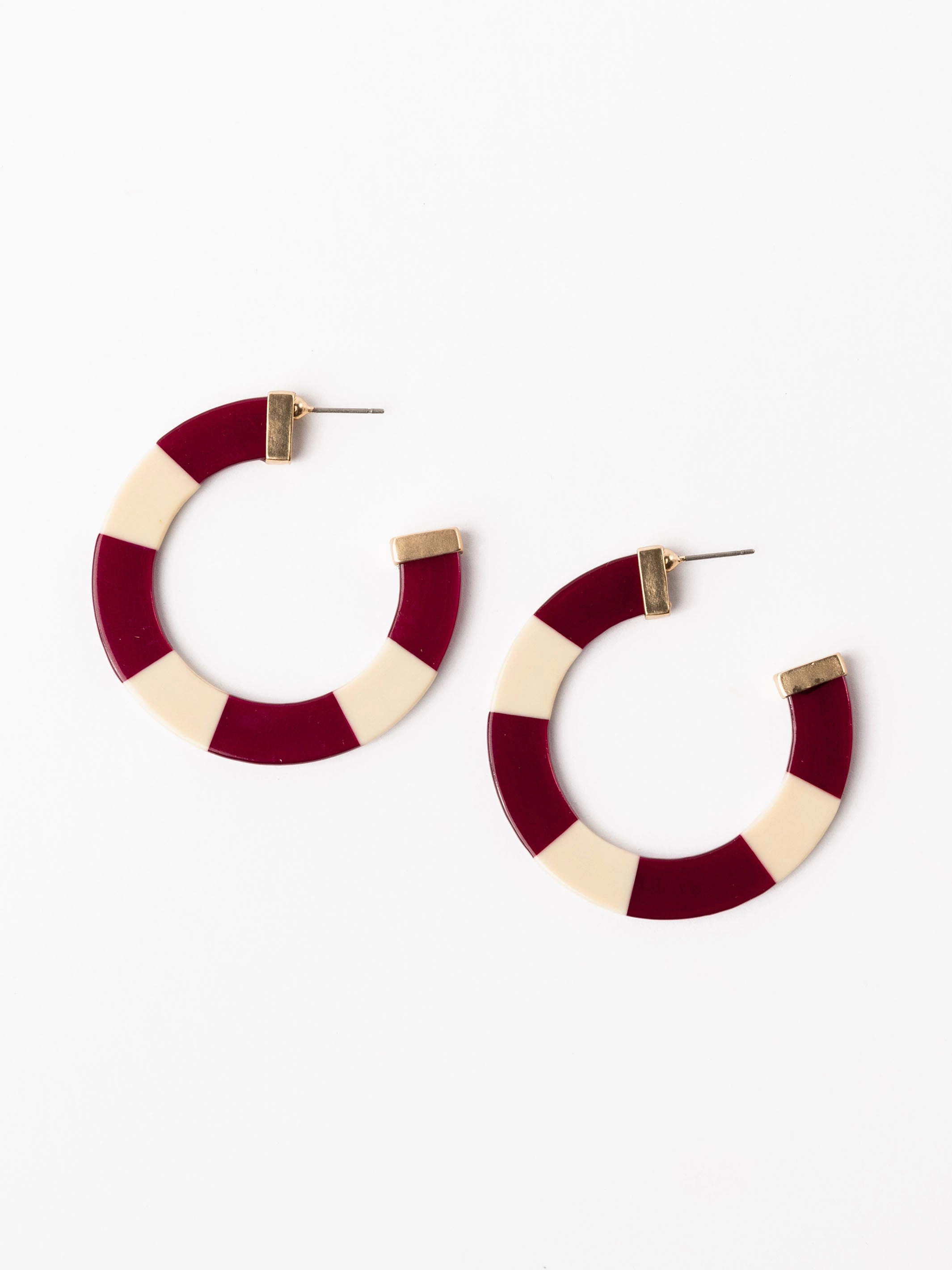 Melody Earrings | Garnet   Gold