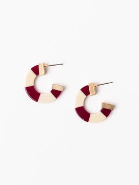 Melody Earrings | Garnet   Gold