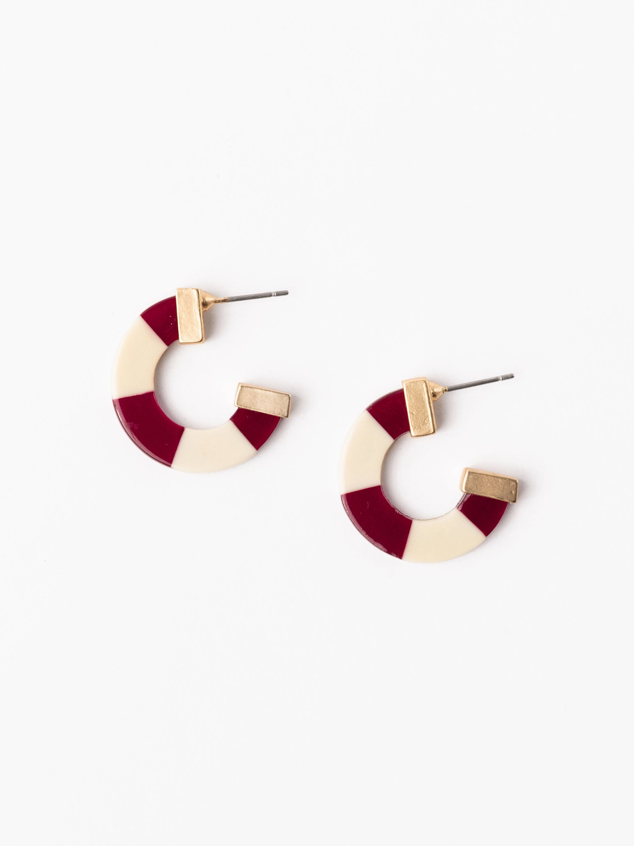 Melody Earrings | Garnet   Gold