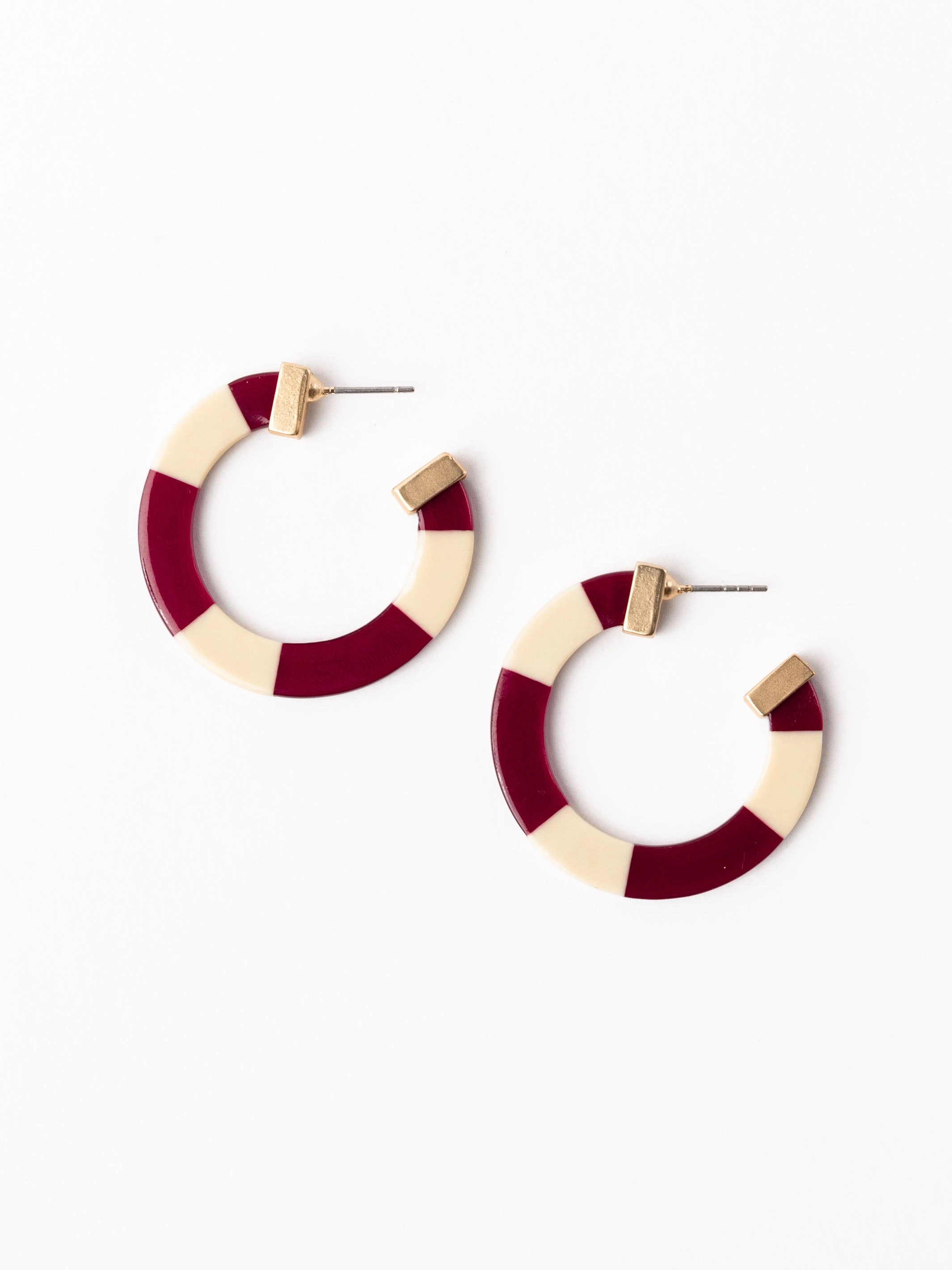 Melody Earrings | Garnet   Gold