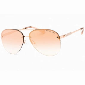 Michael Kors Women's Sunglasses - Rose Gold Rimless Aviator Frame | 0MK1135B 11086F