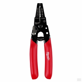 Milwaukee 10-24 AWG Compact Dipped Grip Wire Stripper & Cutter (48-22-3043)