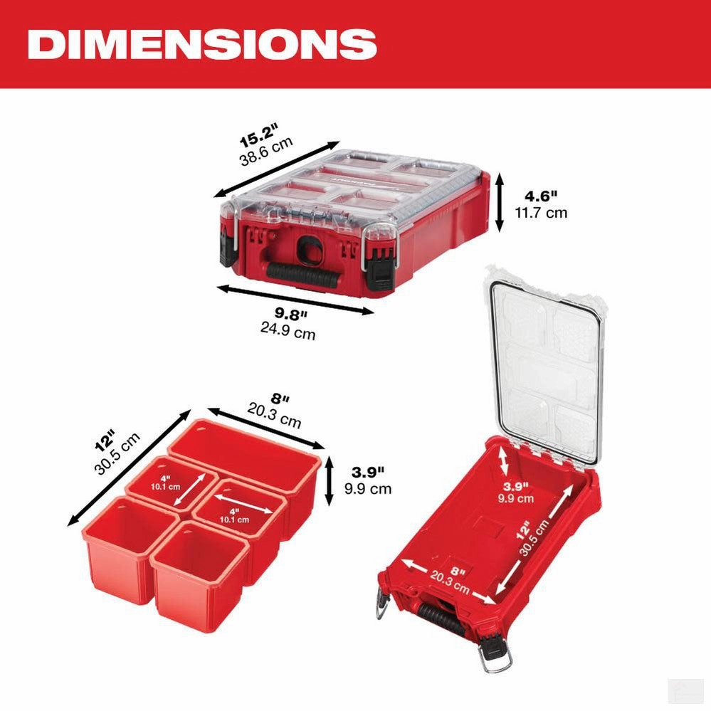 MILWAUKEE PACKOUT Compact Organizer [48-22-8435]