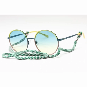 Missoni Women's Sunglasses - Yellow Pink Metal Round Full Rim | MMI 0035/S 0L81 IE
