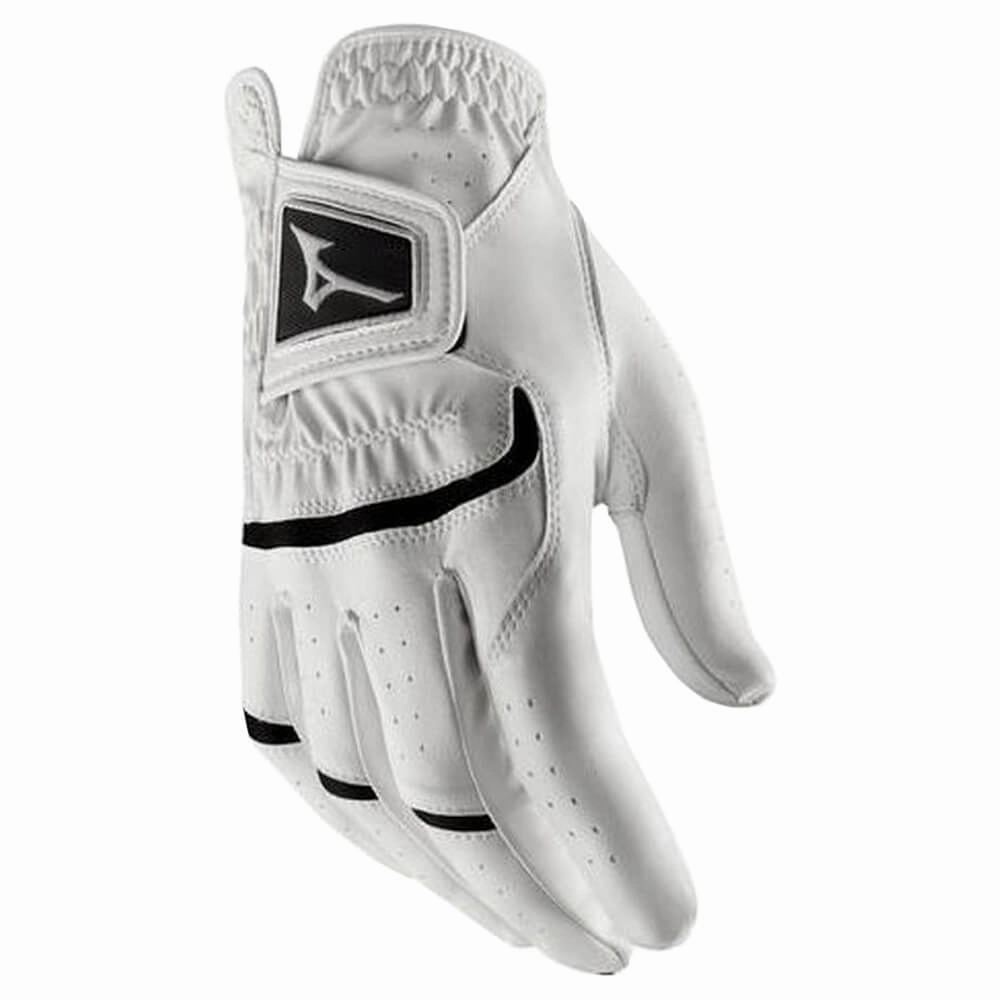 Mizuno Elite Golf Glove White/Black - 20 Men