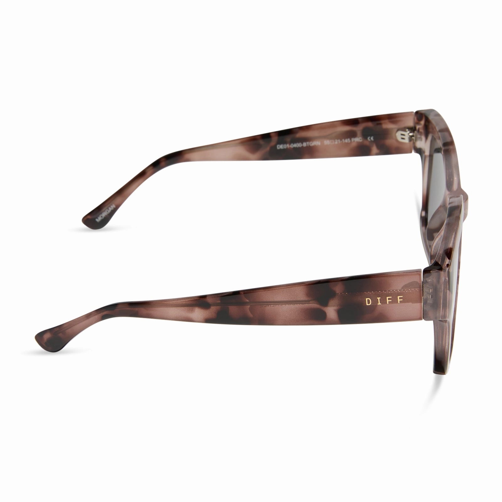 MORGAN - BLUSH TORTOISE   GREY SUNGLASSES