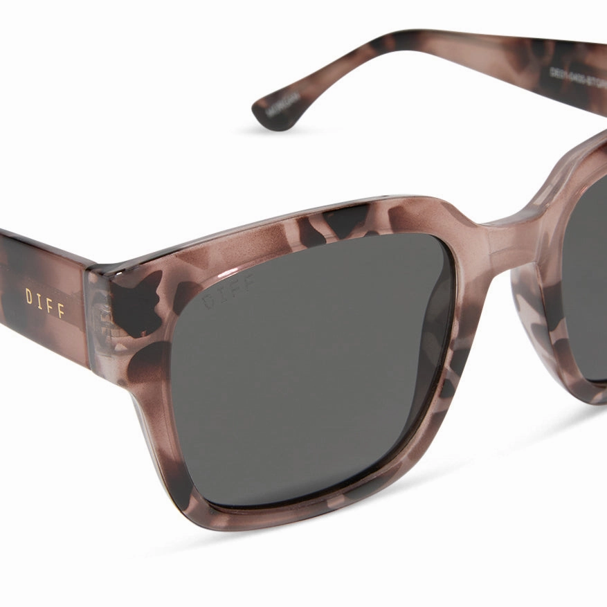 MORGAN - BLUSH TORTOISE   GREY SUNGLASSES