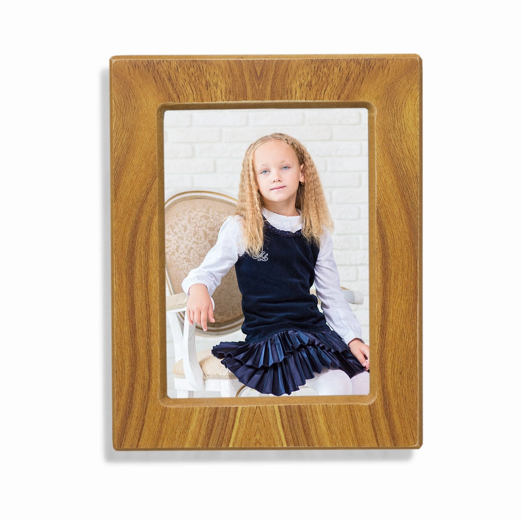 Natural MDF Child Cremation Photo Urn