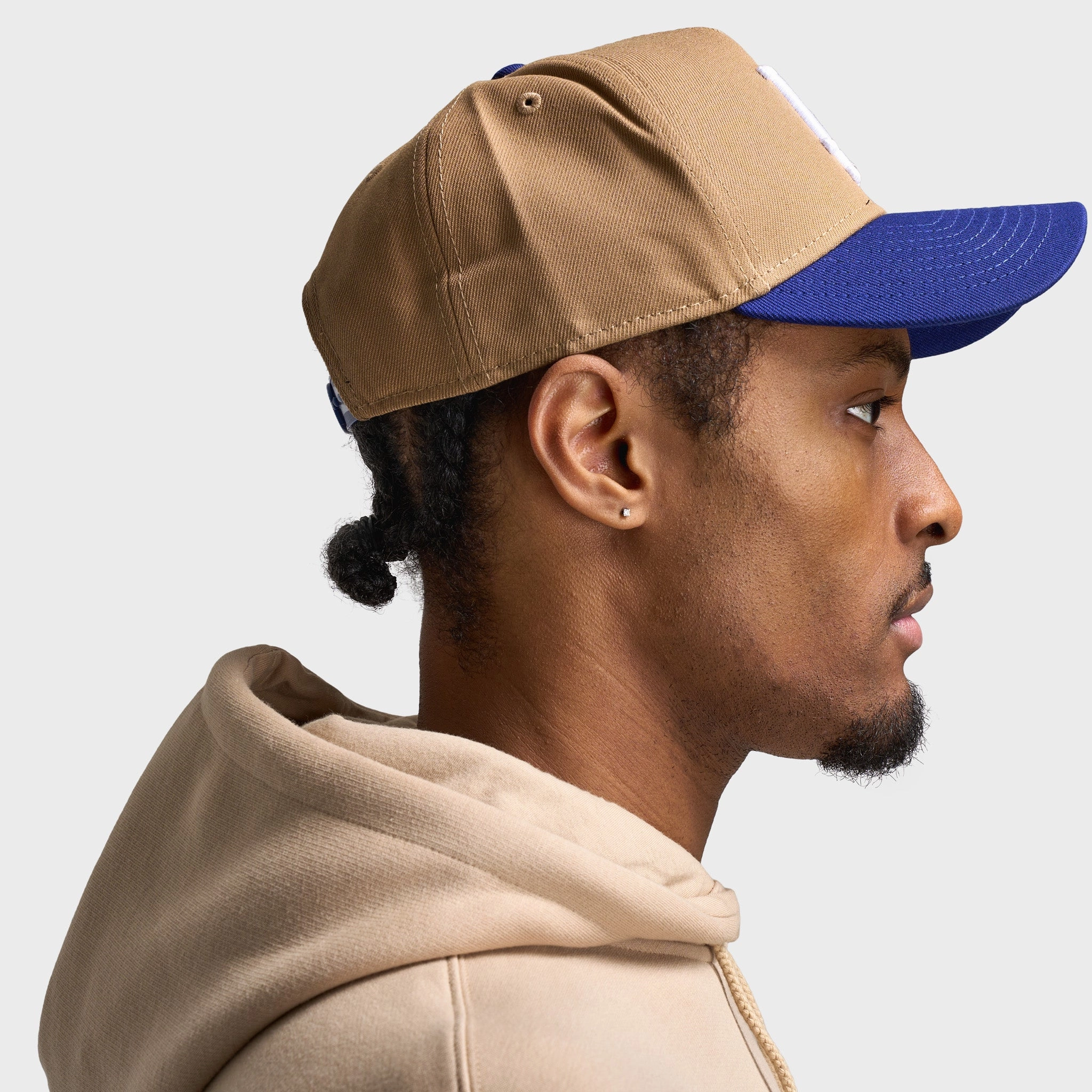 New Era Los Angeles Dodgers 9FORTY AF Snapback Khaki / Navy
