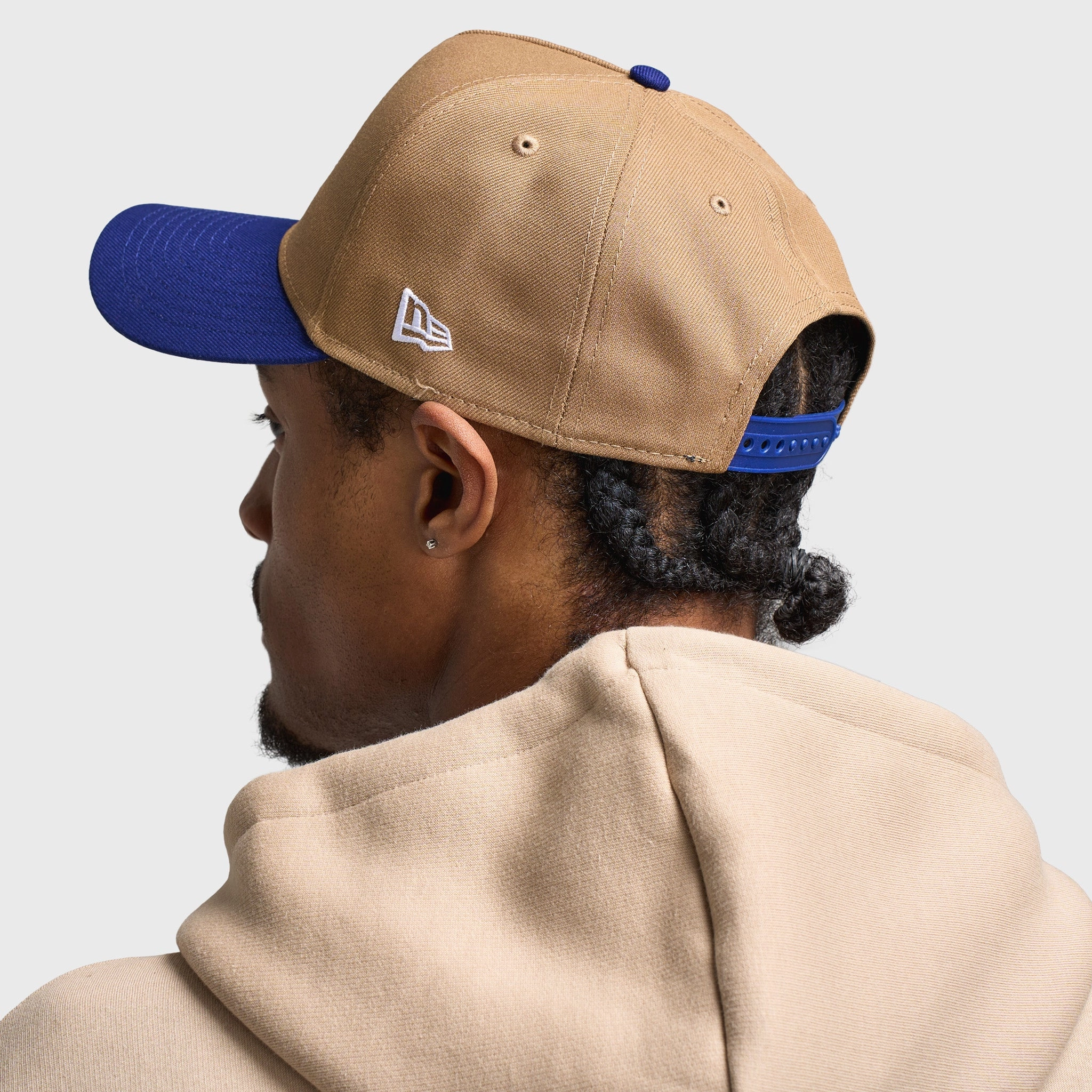 New Era Los Angeles Dodgers 9FORTY AF Snapback Khaki / Navy