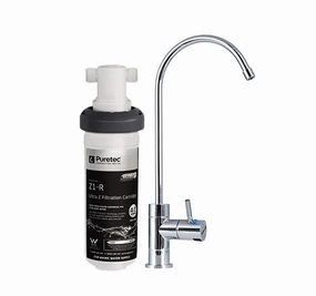 Puretec Z18 Quick-Twist Undersink Water System with High Loop Designer Faucet