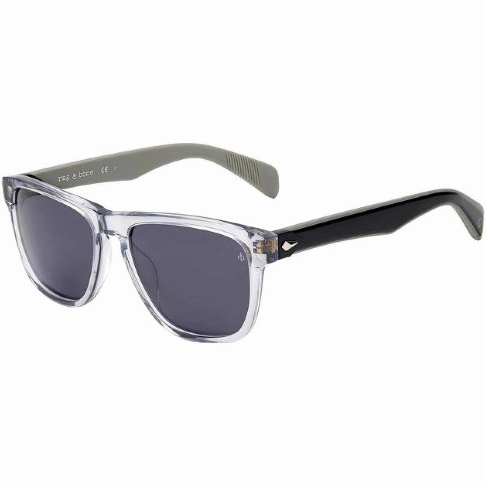 Rag and Bone Men's Sunglasses - Grey Square Frame Grey Lens | RNB5031/G/S 0KB7