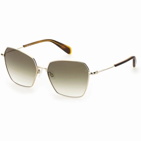 Rag and Bone Women's Sunglasses - Metal Frame Green Shaded Lens | RNB1034/G/S 0PEF
