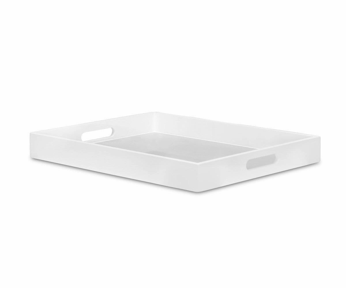 Rectangular Silver Leaf Tray