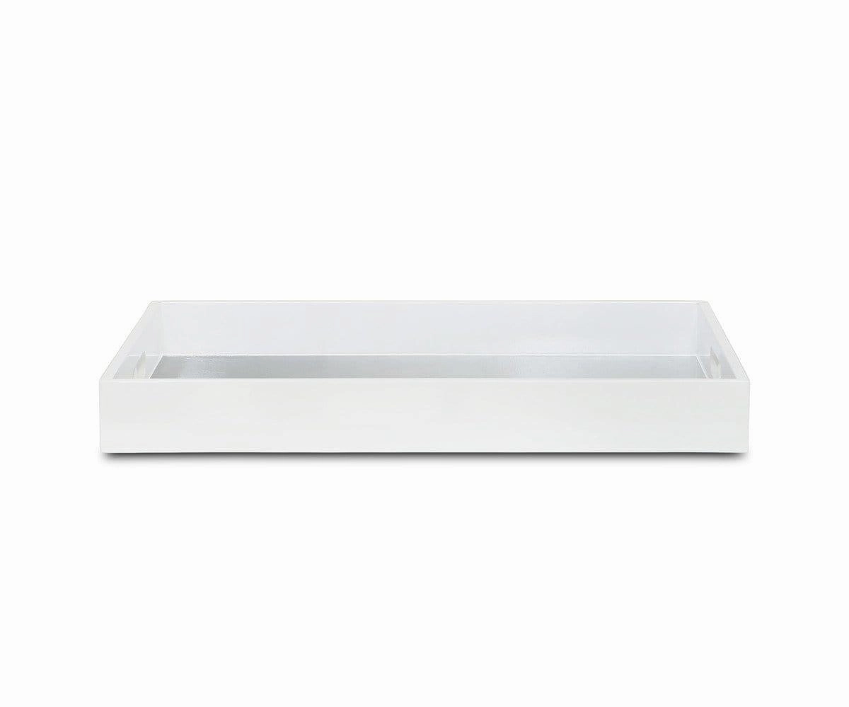Rectangular Silver Leaf Tray