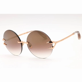 Roberto Cavalli Women's Sunglasses - Copper Gold Metal Round Full Rim | SRC006 8FCG