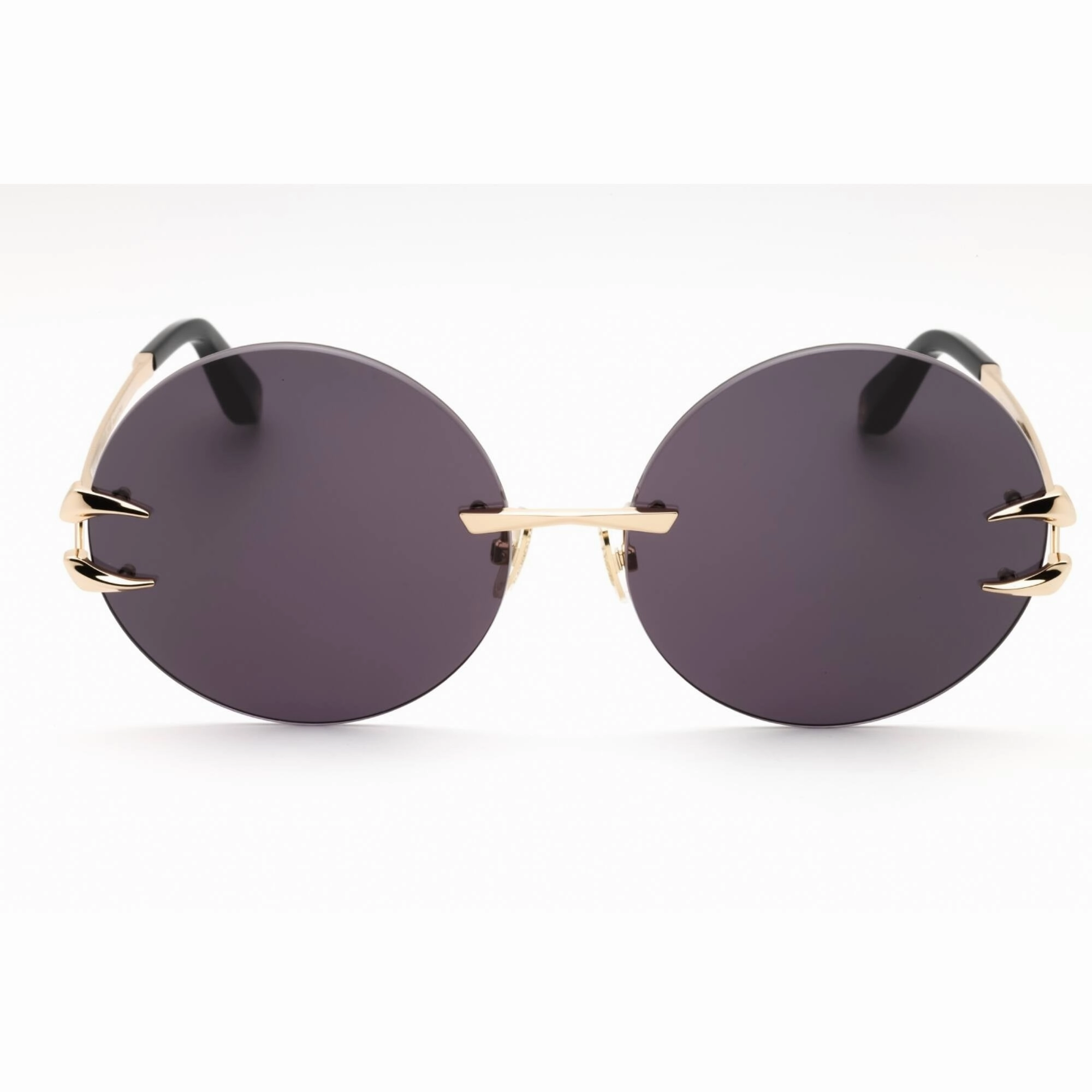 Roberto Cavalli Women's Sunglasses - Rose Gold Metal Round Full Rim | SRC006 0300