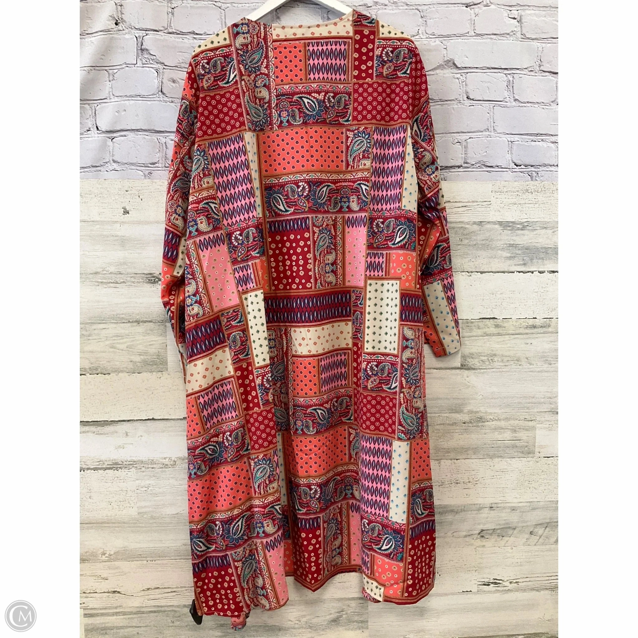 Shawl By Clothes Mentor In Orange, Size: 1x