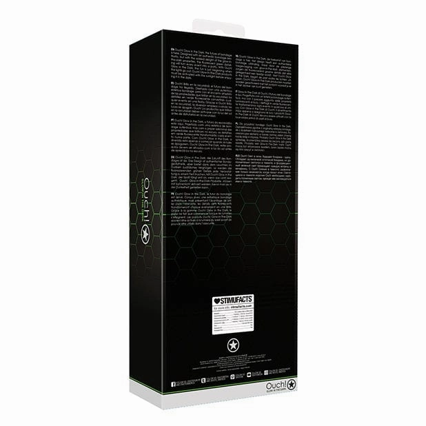 Shots - Ouch Bondage Kit #1 Glow in the Dark (Black)