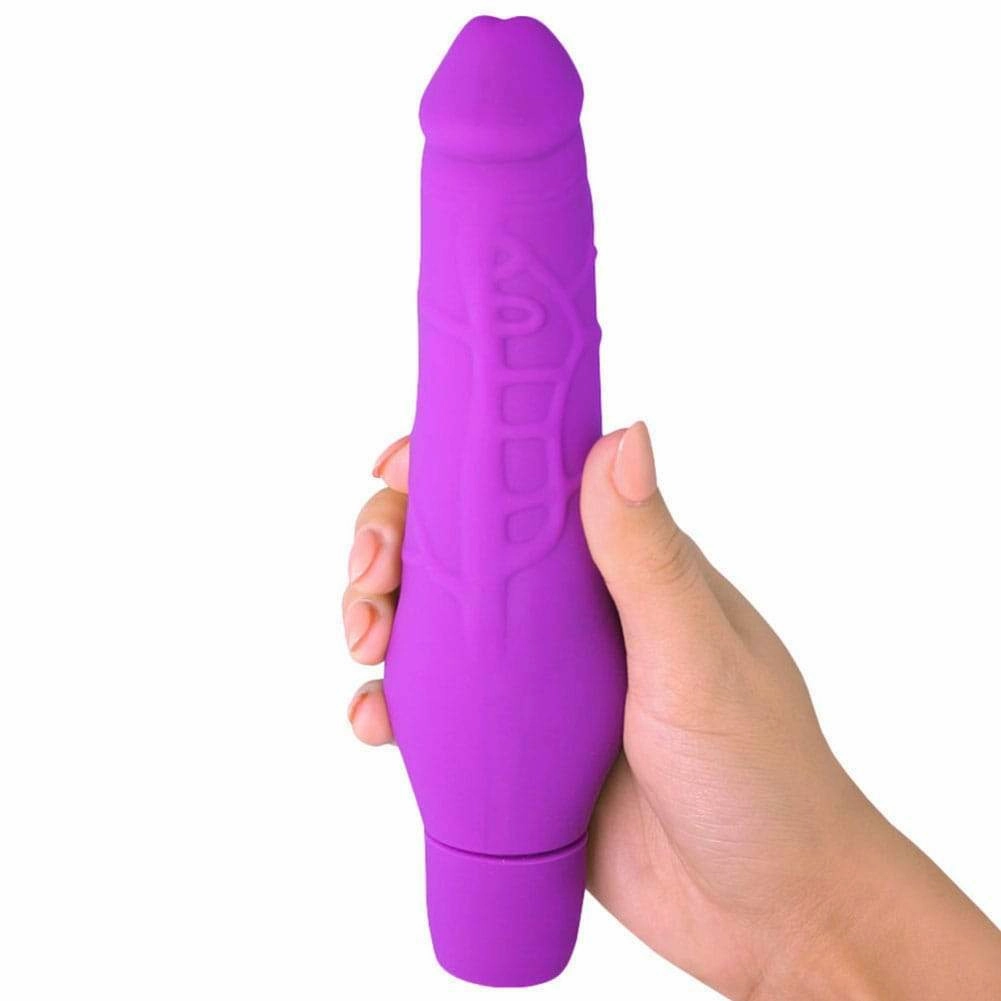 Silicone Vibrating Dildo with Realistic Penis Shape