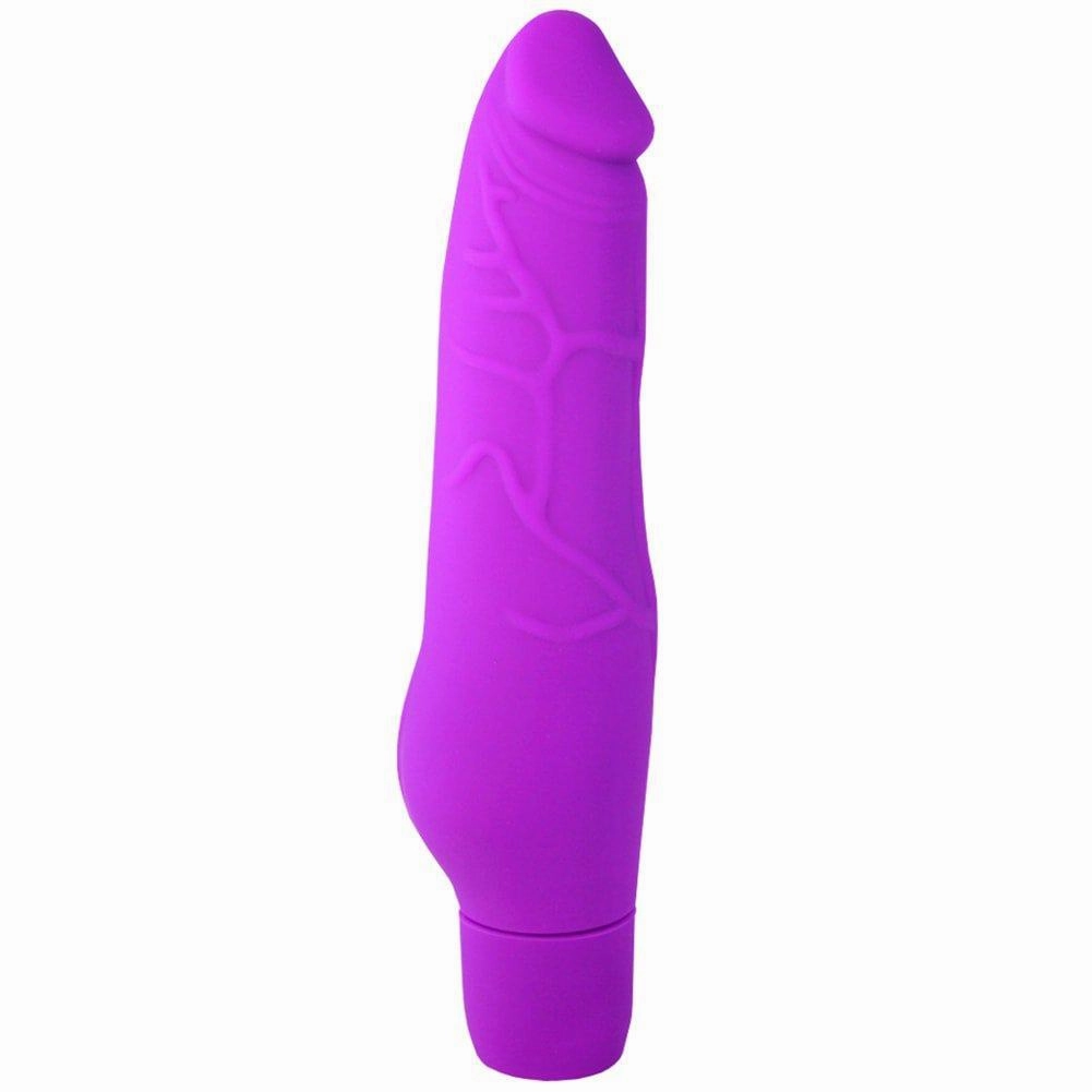 Silicone Vibrating Dildo with Realistic Penis Shape