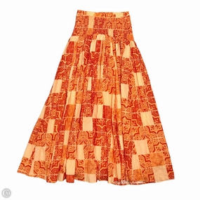 Skirt Maxi By Hutch In Orange, Size: S