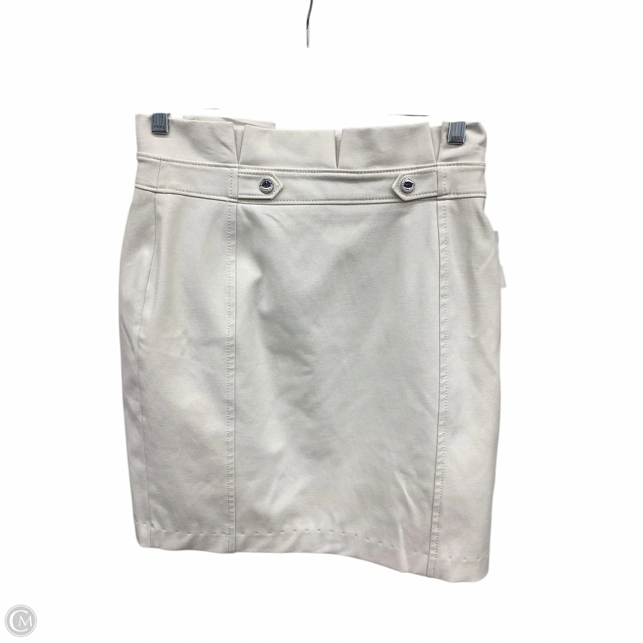 Skirt Mini & Short By White House Black Market In Cream, Size: 4