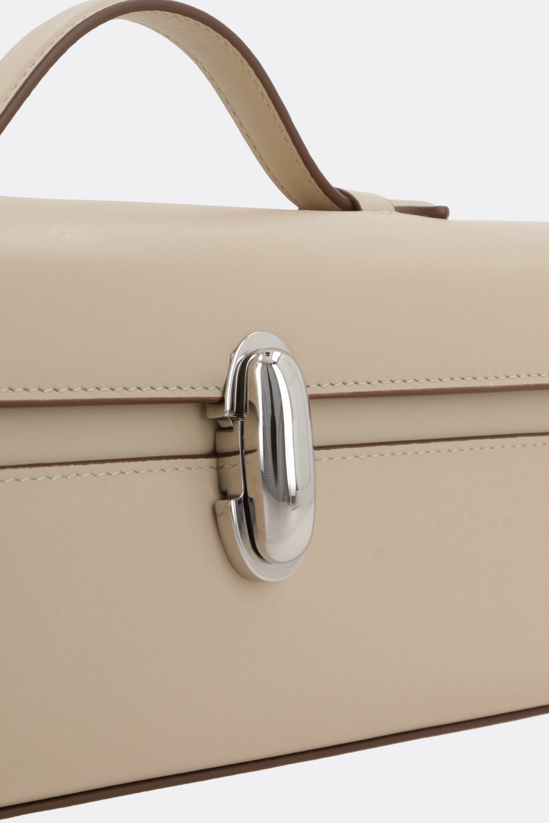 Slim Symmetry Pochette handbag in smooth leather