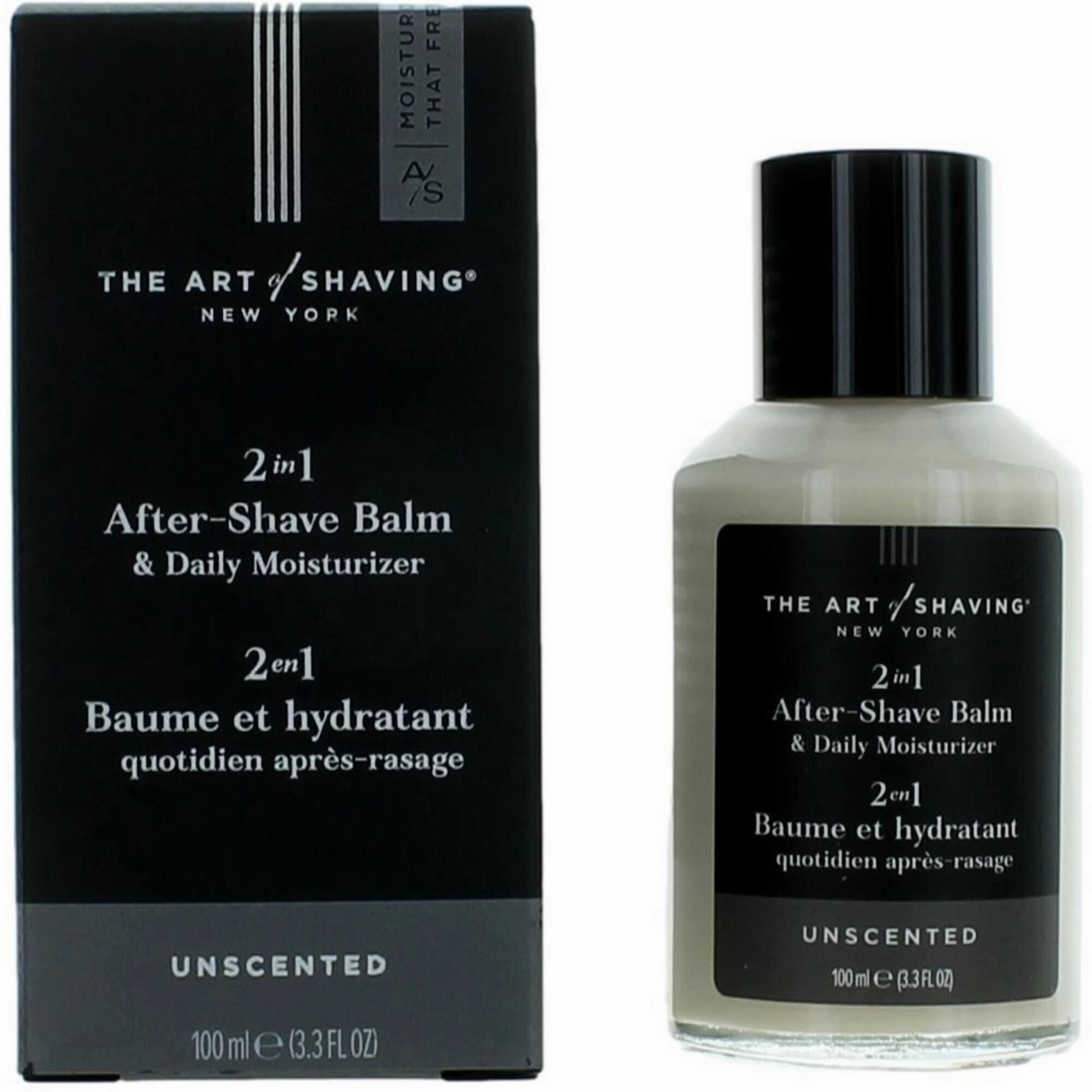 The Art of Shaving Men's After Shave Balm & Daily Moisturizer - 2-in-1 Unscented