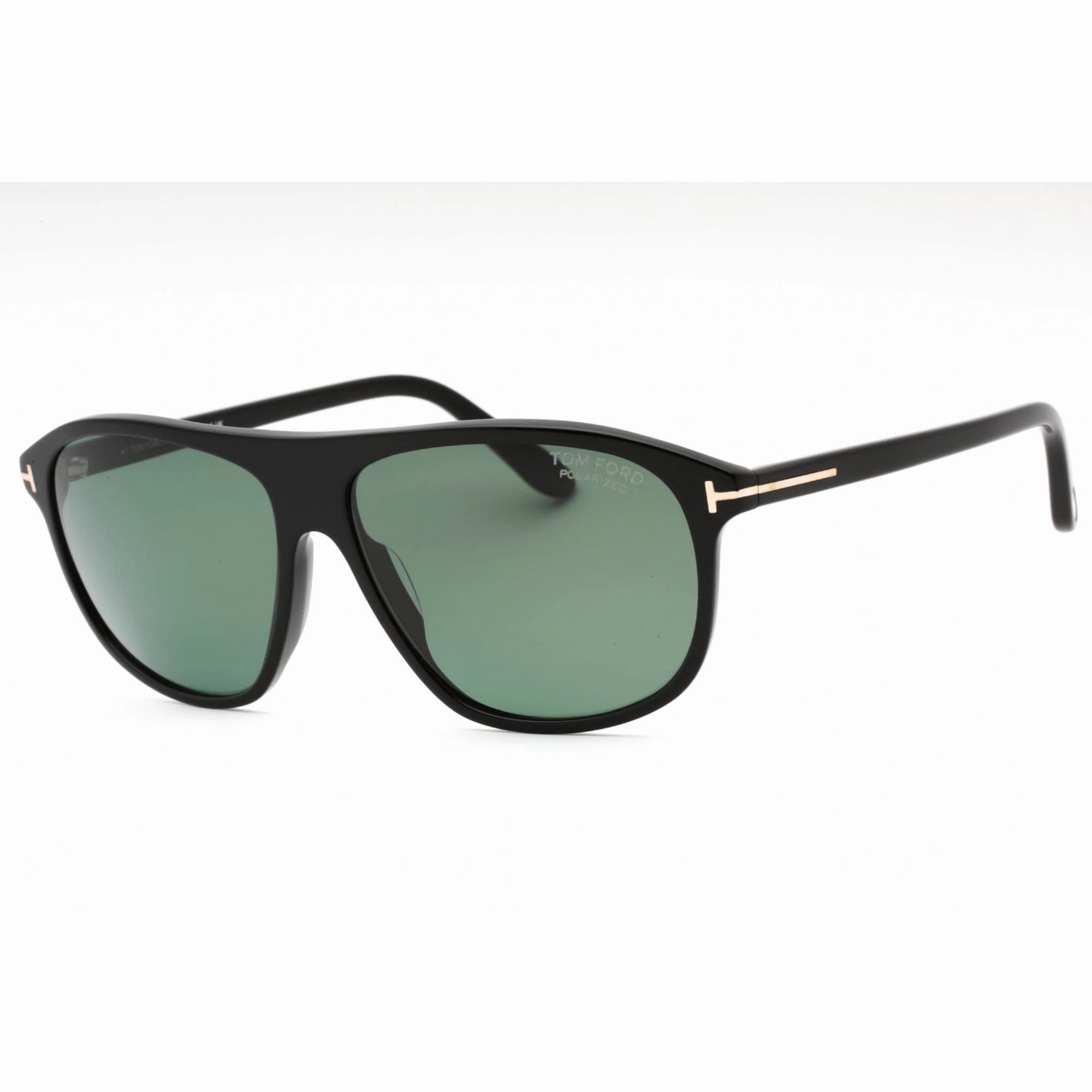 Tom Ford Men's Sunglasses - Shiny Black Plastic Pilot Full Rim Frame | FT1027 01R