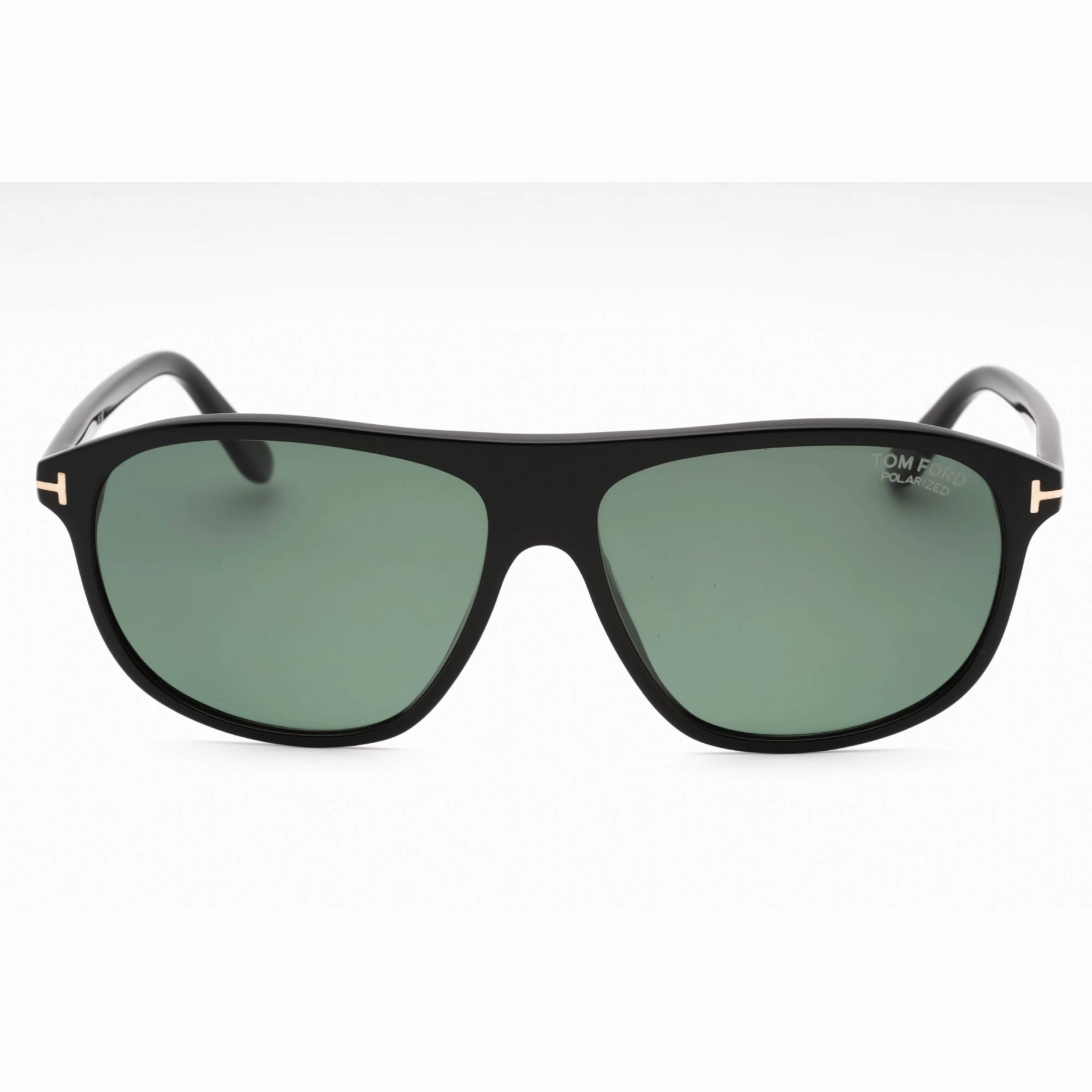 Tom Ford Men's Sunglasses - Shiny Black Plastic Pilot Full Rim Frame | FT1027 01R
