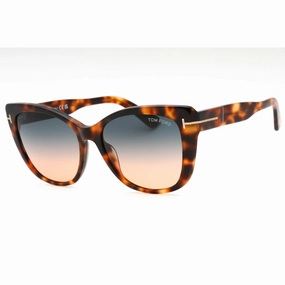 Tom Ford Women's Sunglasses - Blonde Havana Acetate Cat Eye Frame | FT0937 53W