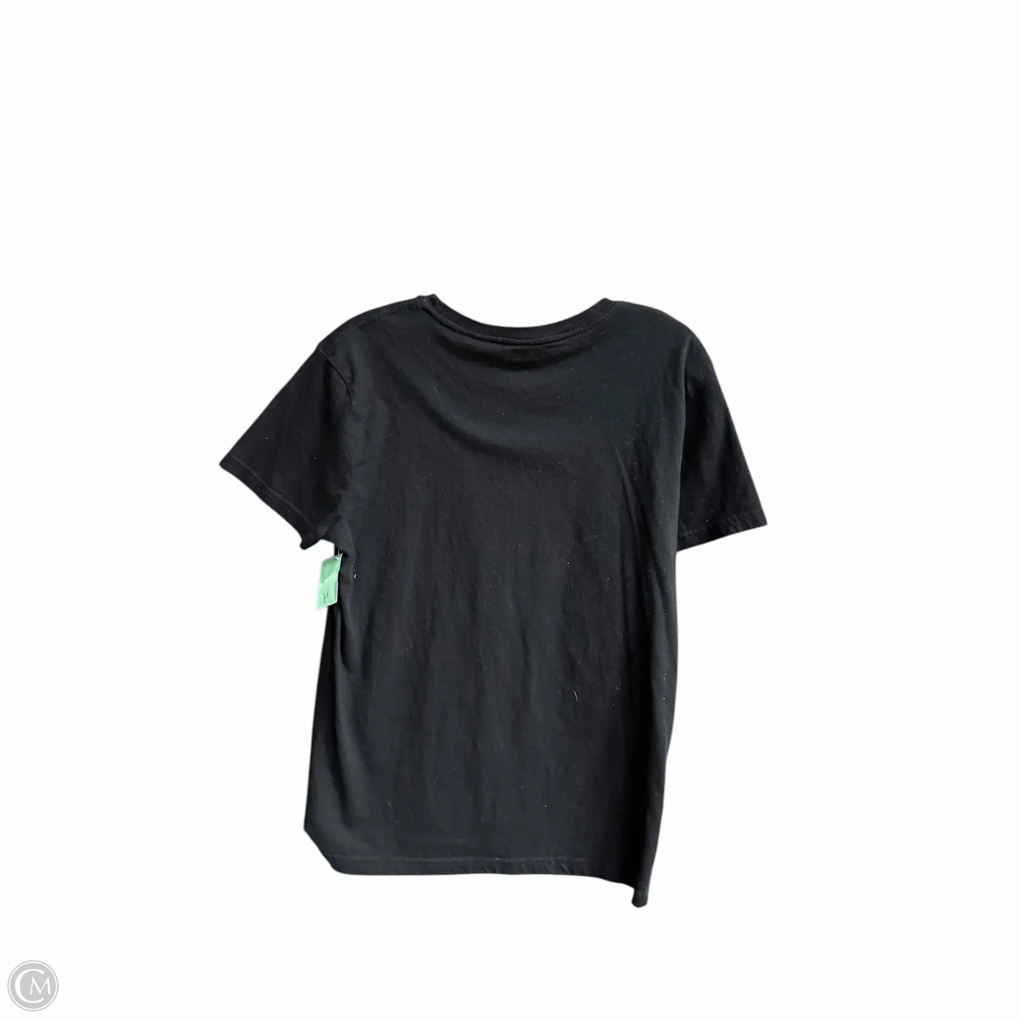 Top Short Sleeve By Clothes Mentor In Black, Size: S