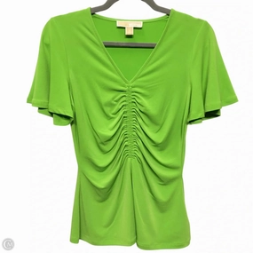 Top Short Sleeve By Michael By Michael Kors In Green, Size: S