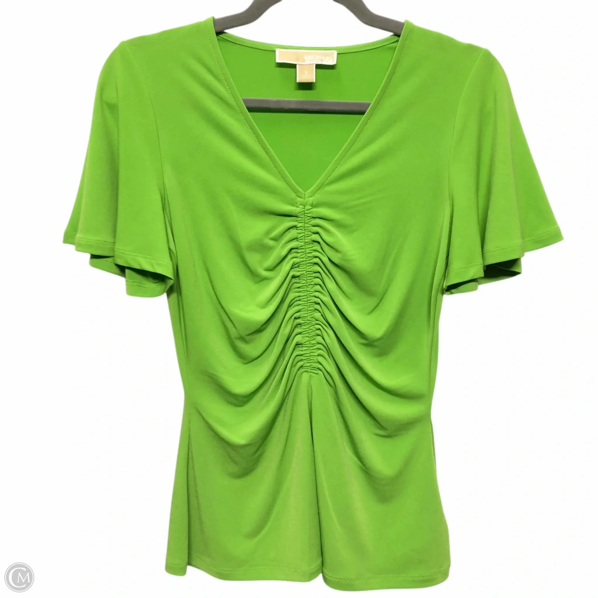 Top Short Sleeve By Michael By Michael Kors In Green, Size: S