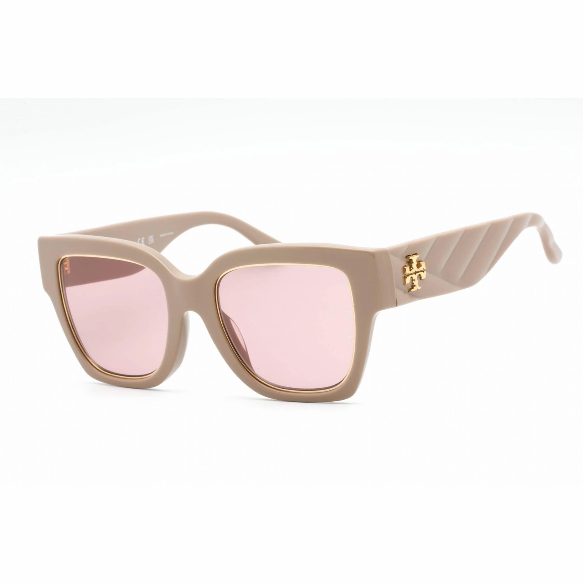Tory Burch Women's Sunglasses - Full Rim Sand Plastic Square Frame | 0TY7180U 191584