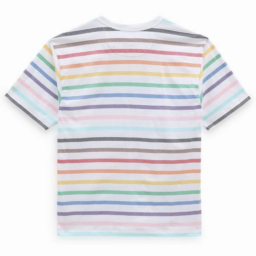 Vans 2023 Pride Stripe T-Shirt - White